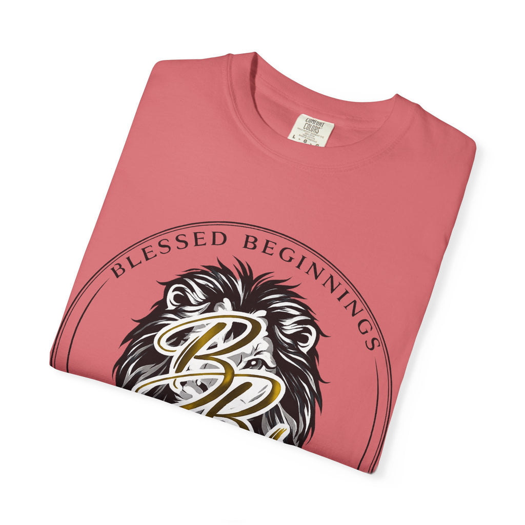 Blessed Beginnings Lion Graphic T-Shirt