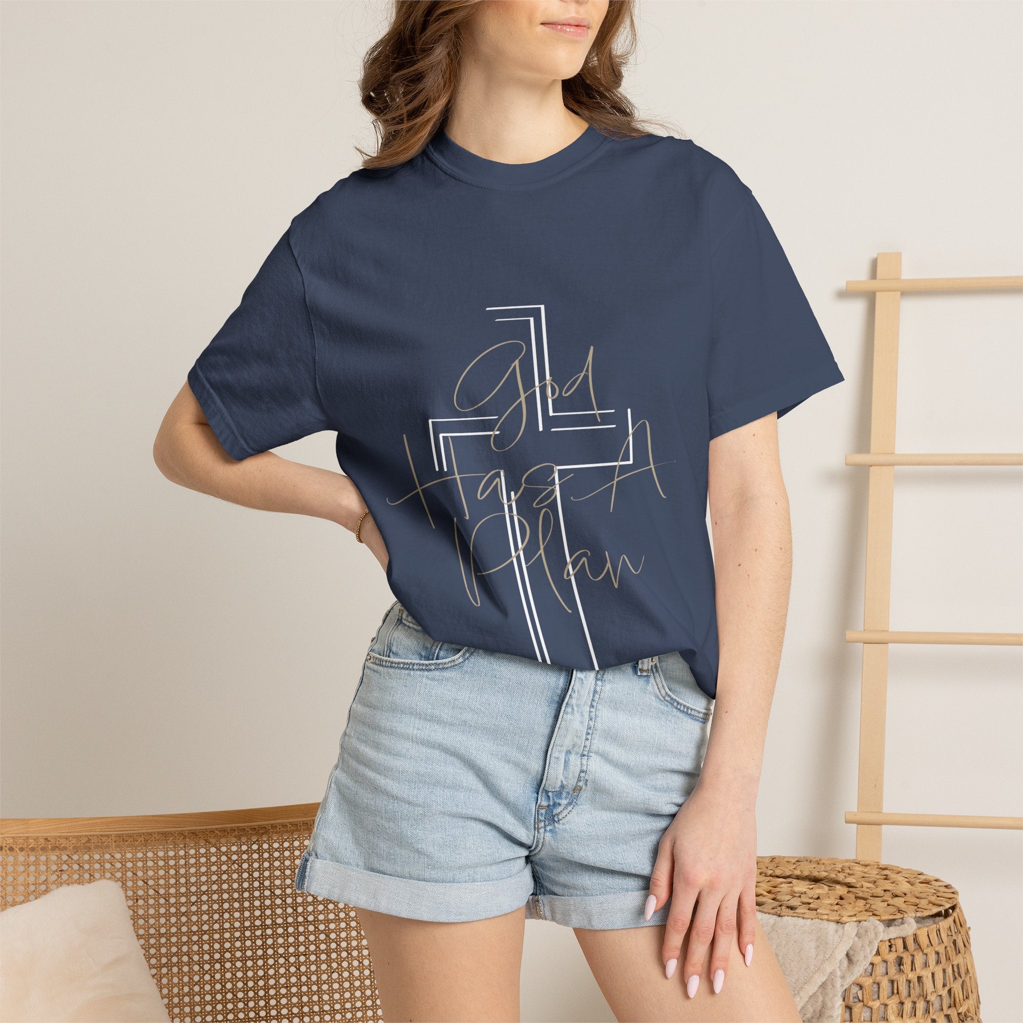 Faith Cross T‑Shirt — All Things Possible Inspirational Christian Tee