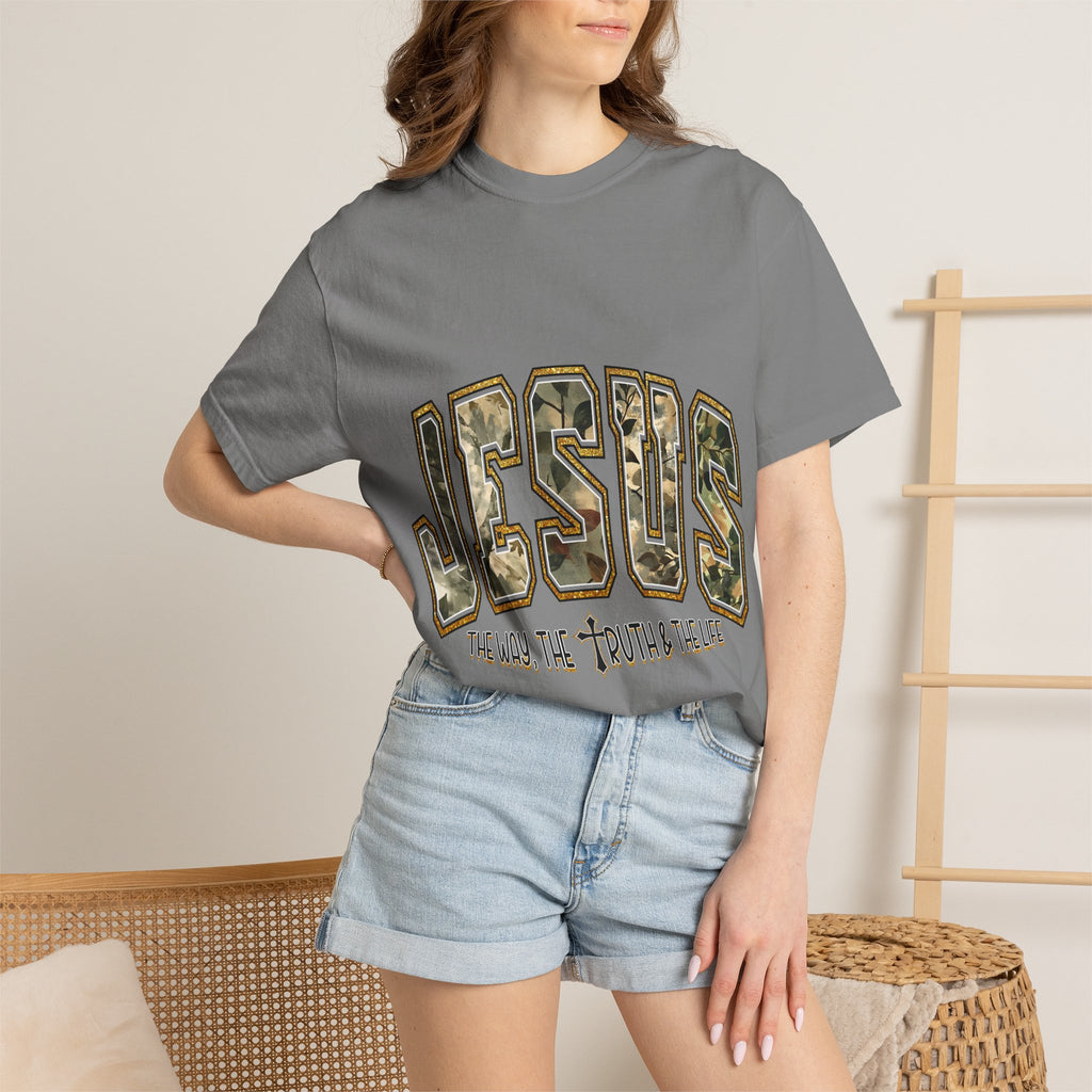Jesus Camo Graphic Tee