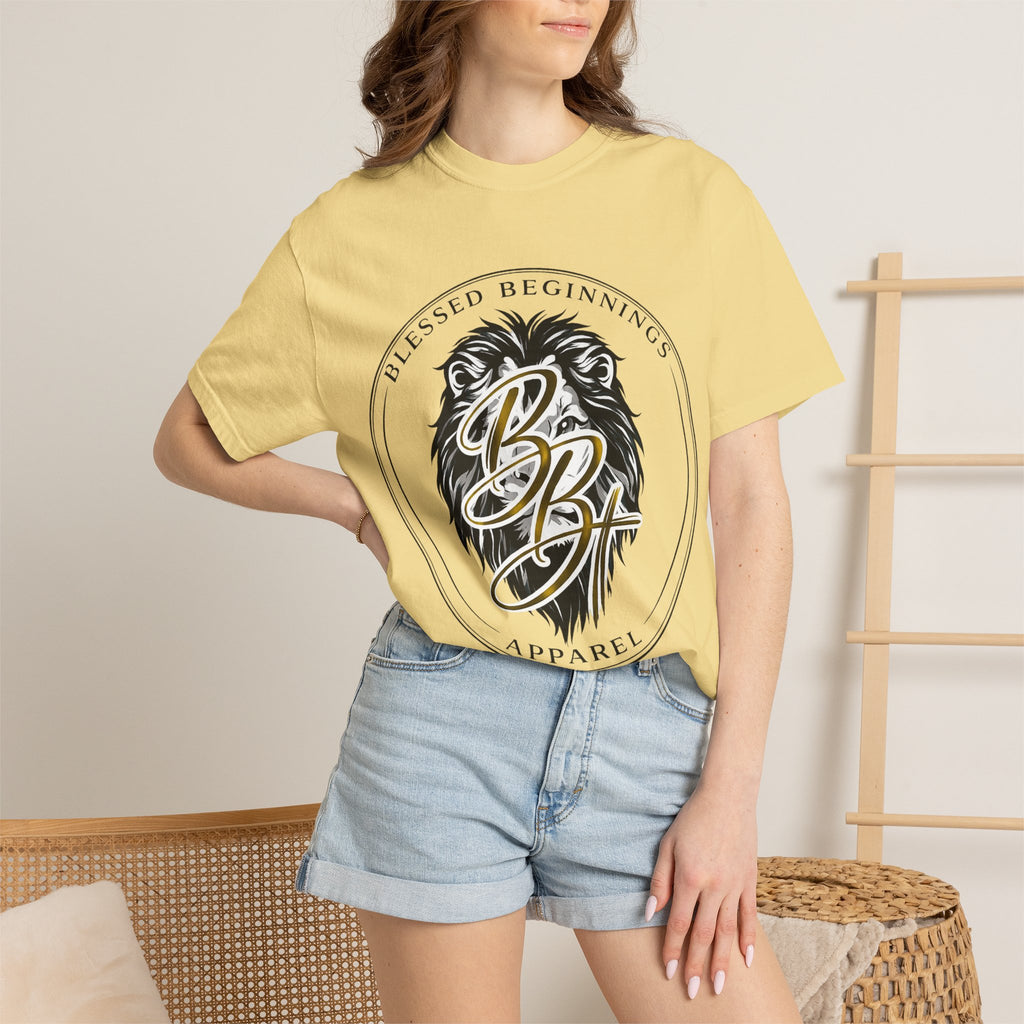 Blessed Beginnings Lion Graphic T-Shirt