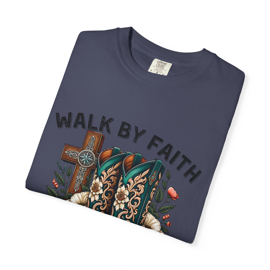 Christian Cross & Cowboy Boots Tee