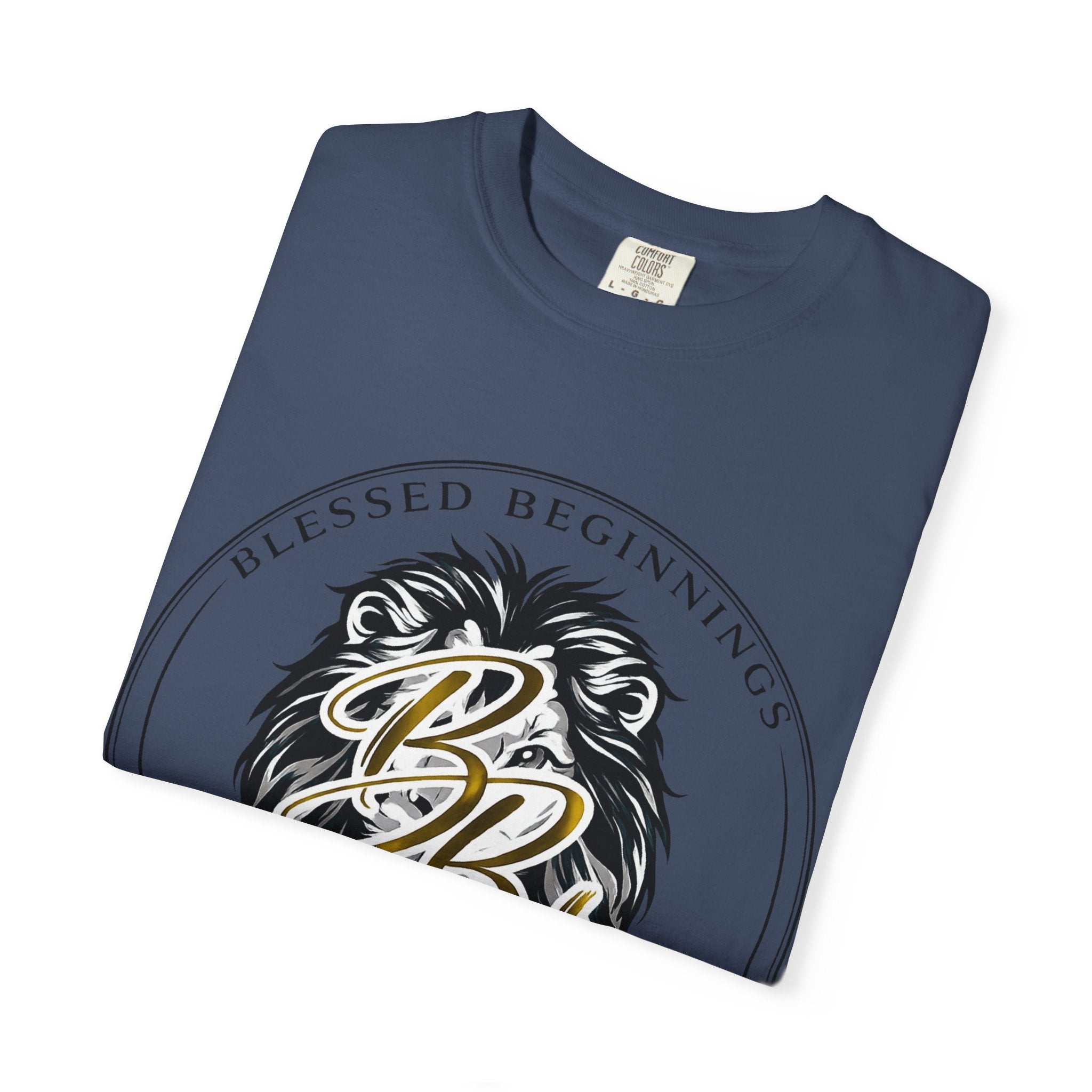 Blessed Beginnings Lion Graphic T-Shirt