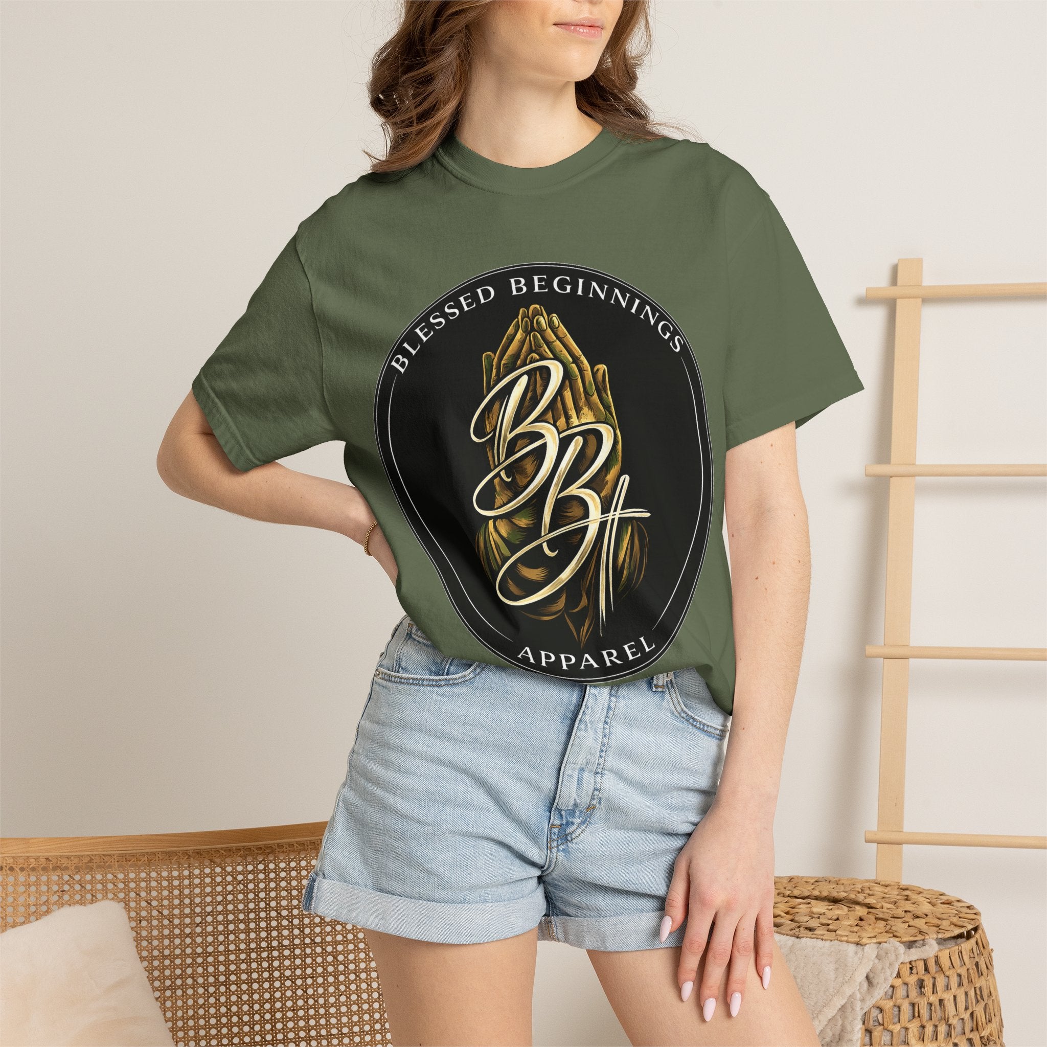 Blessed Beginnings Praying Hands T-Shirt