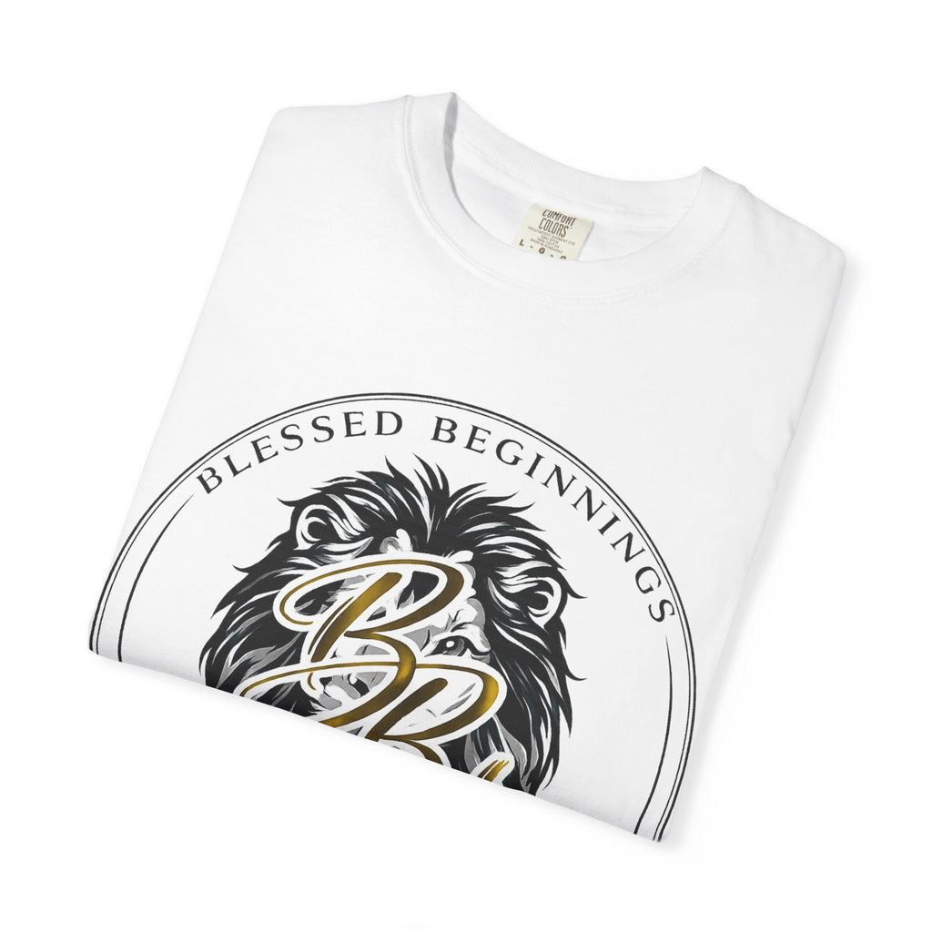 Blessed Beginnings Lion Graphic T-Shirt