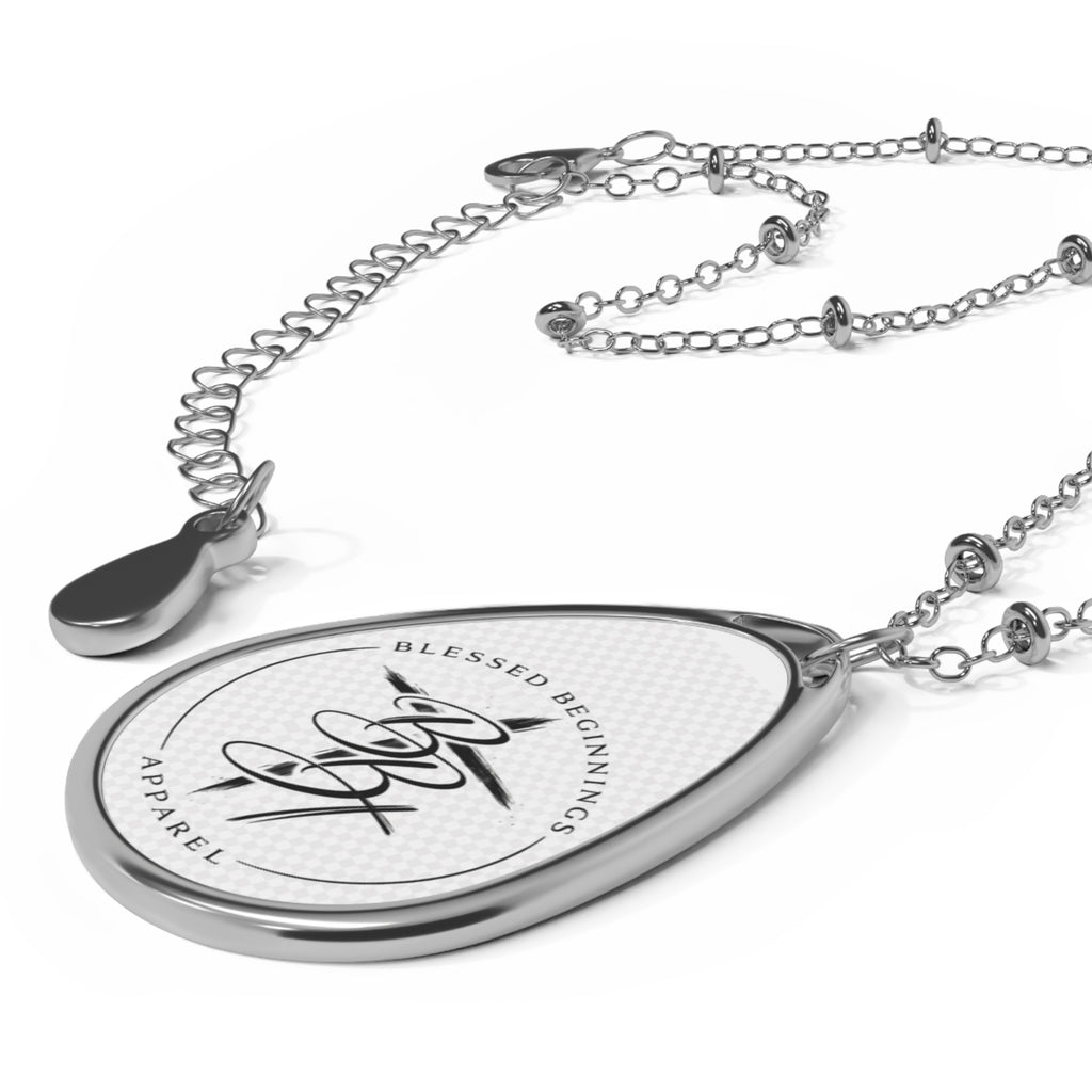 BBA Oval Pendant Necklace