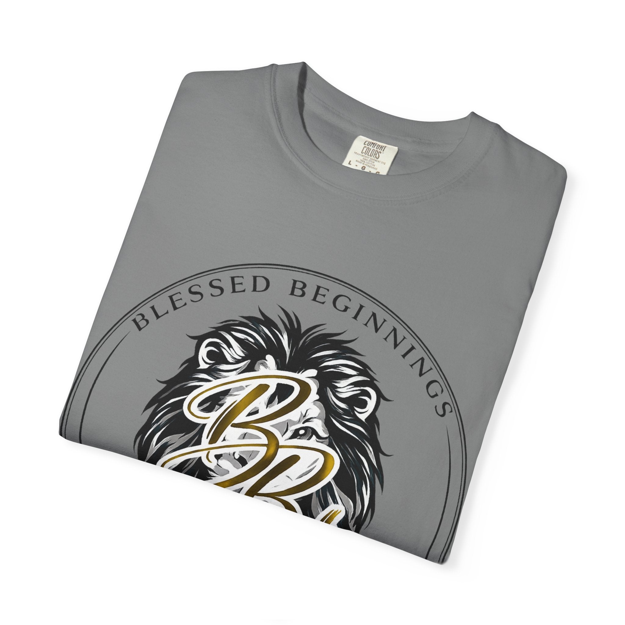 Blessed Beginnings Lion Graphic T-Shirt