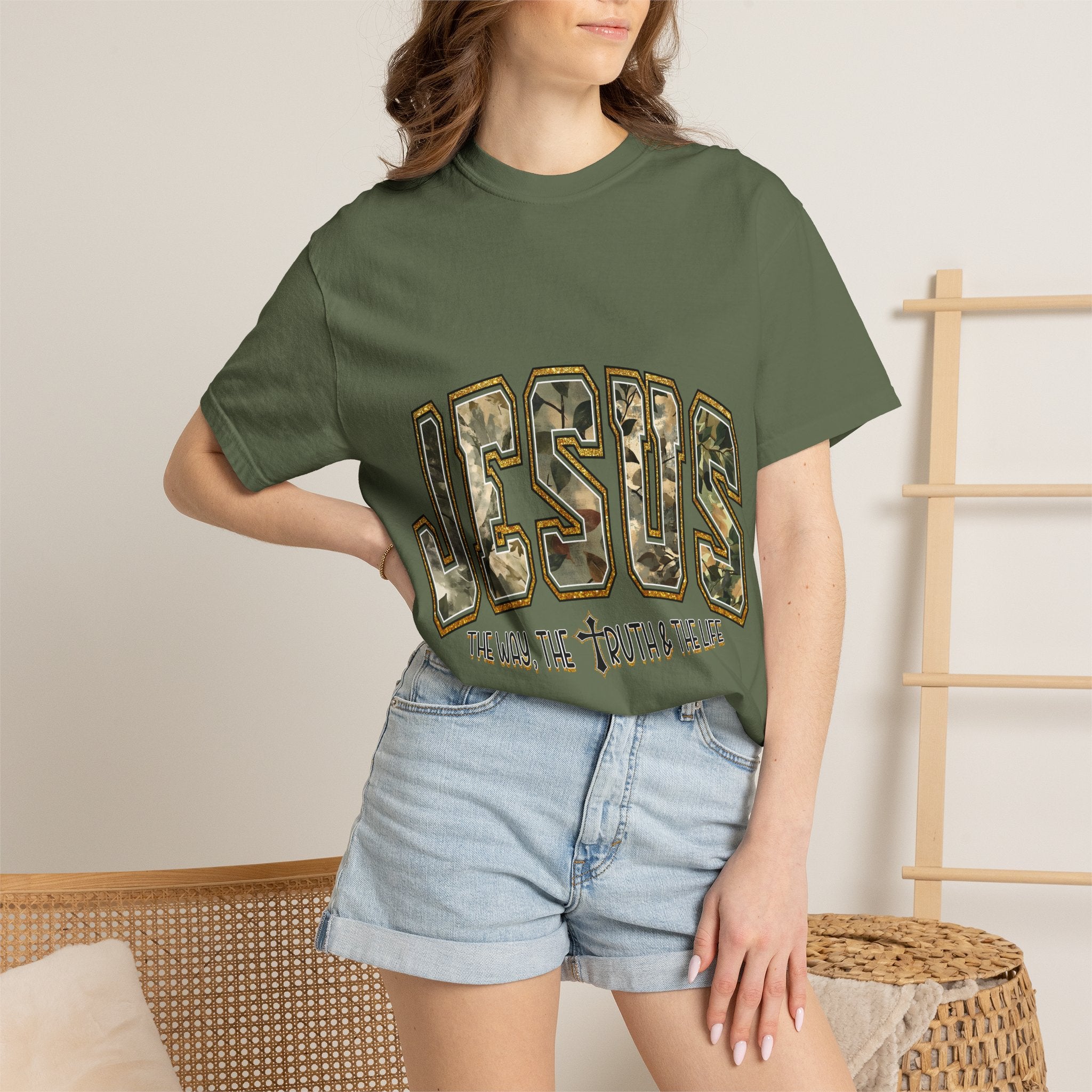 Jesus Camo Graphic Tee