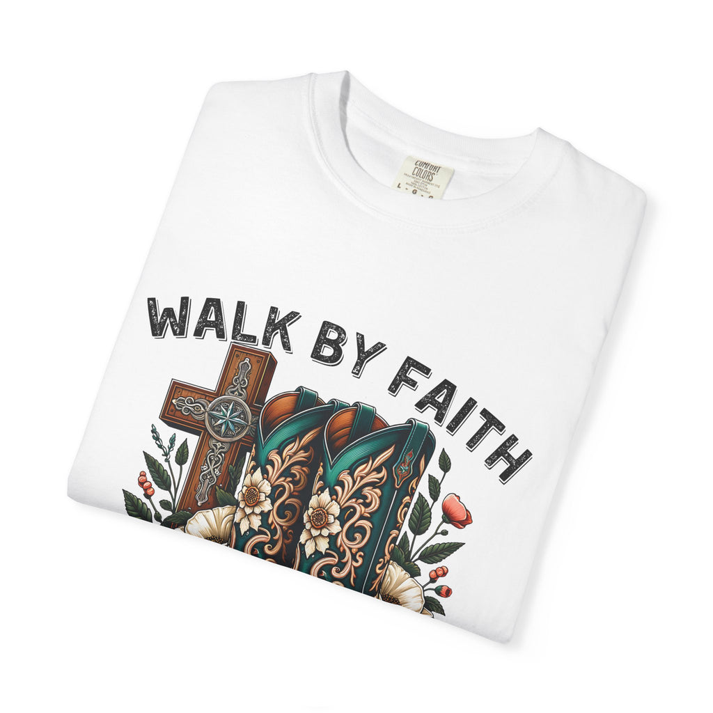 Christian Cross & Cowboy Boots Tee