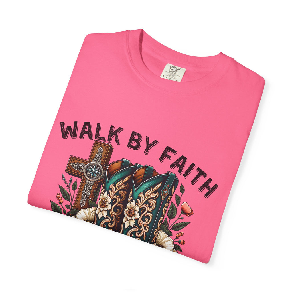 Christian Cross & Cowboy Boots Tee