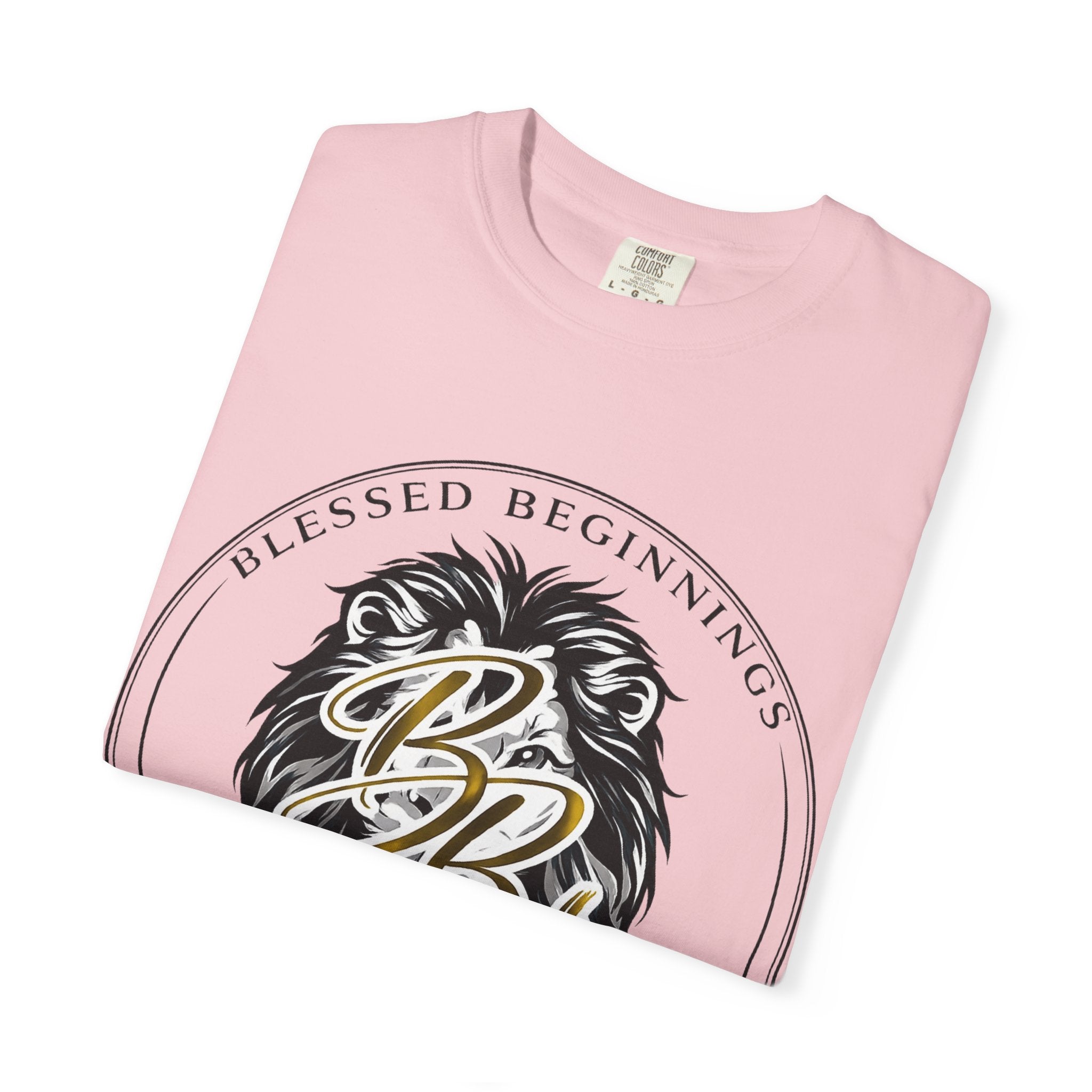 Blessed Beginnings Lion Graphic T-Shirt