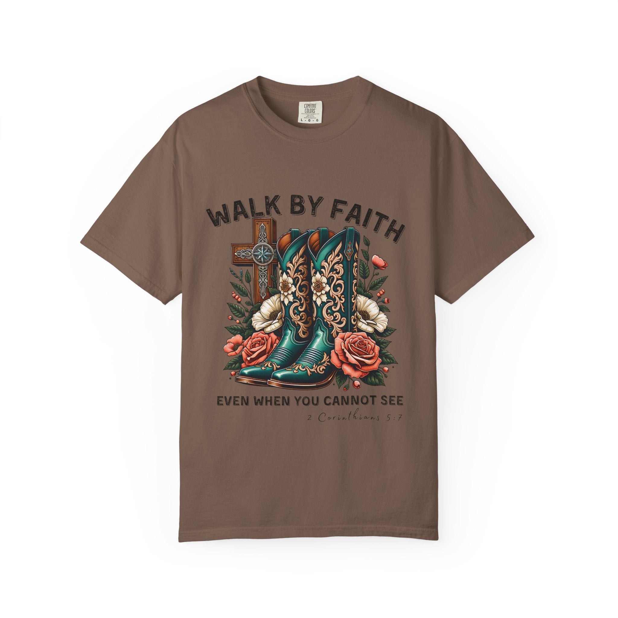 Christian Cross & Cowboy Boots Tee