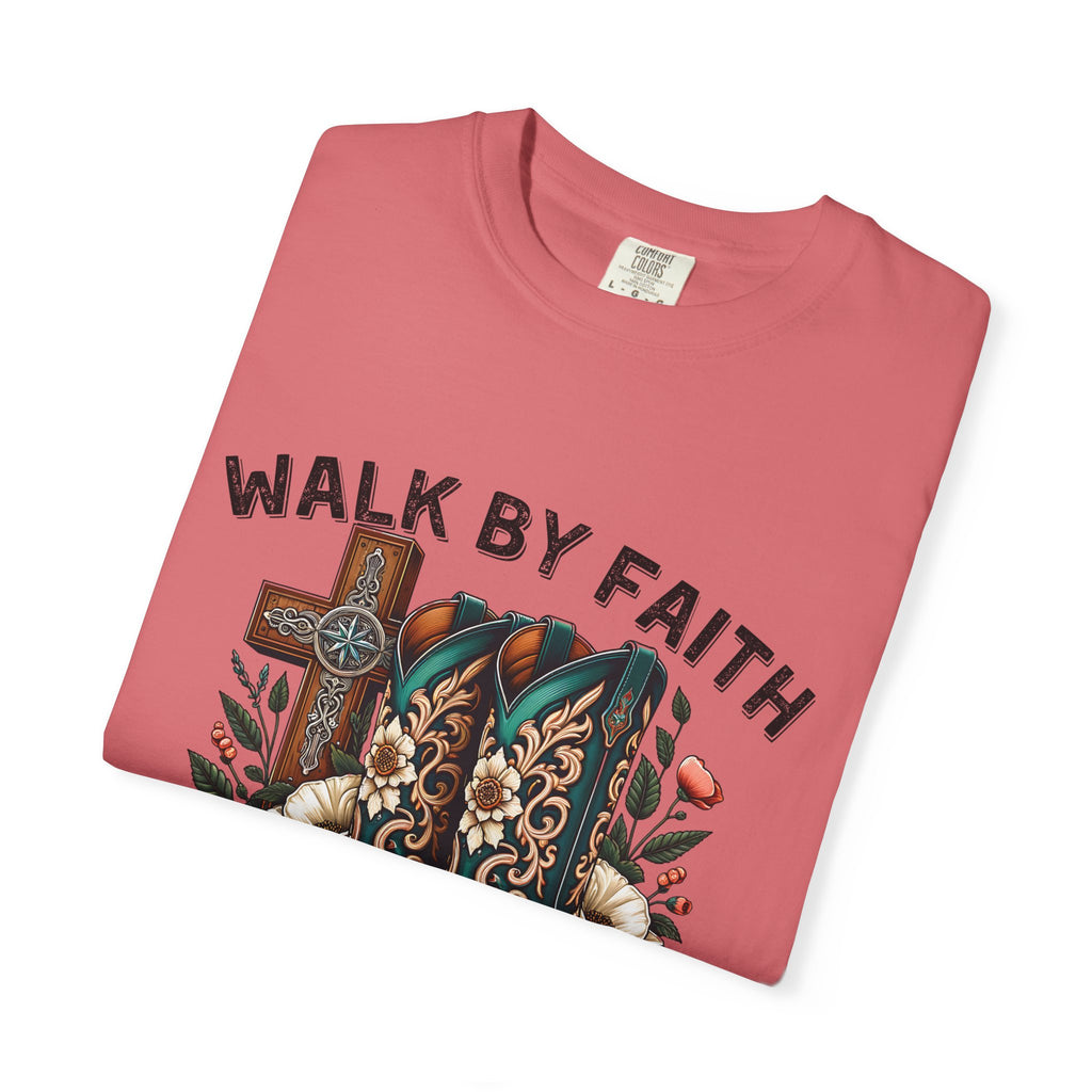 Christian Cross & Cowboy Boots Tee