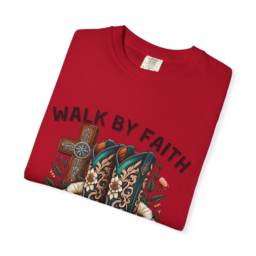 Christian Cross & Cowboy Boots Tee