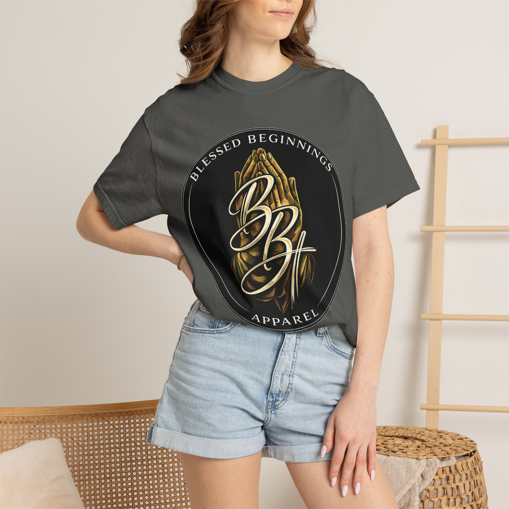 Blessed Beginnings Praying Hands T-Shirt