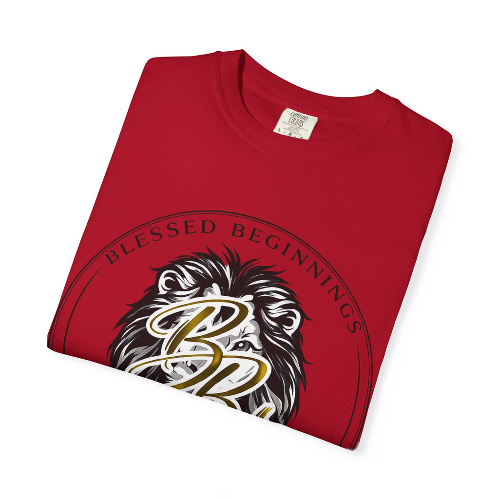 Blessed Beginnings Lion Graphic T-Shirt