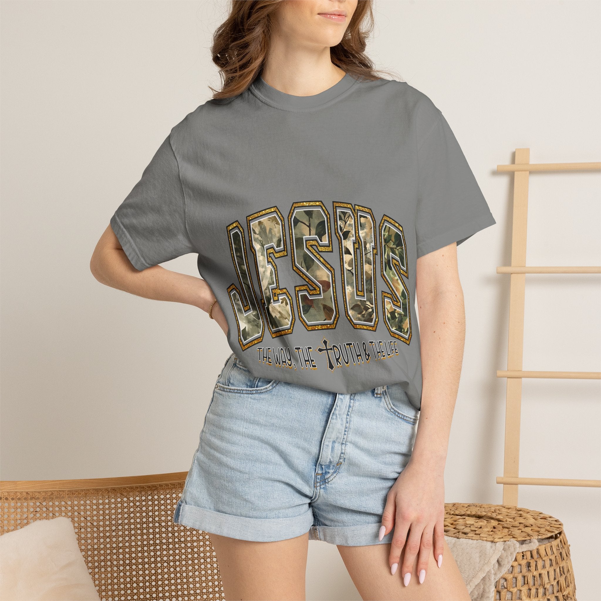 Jesus Camo Graphic Tee