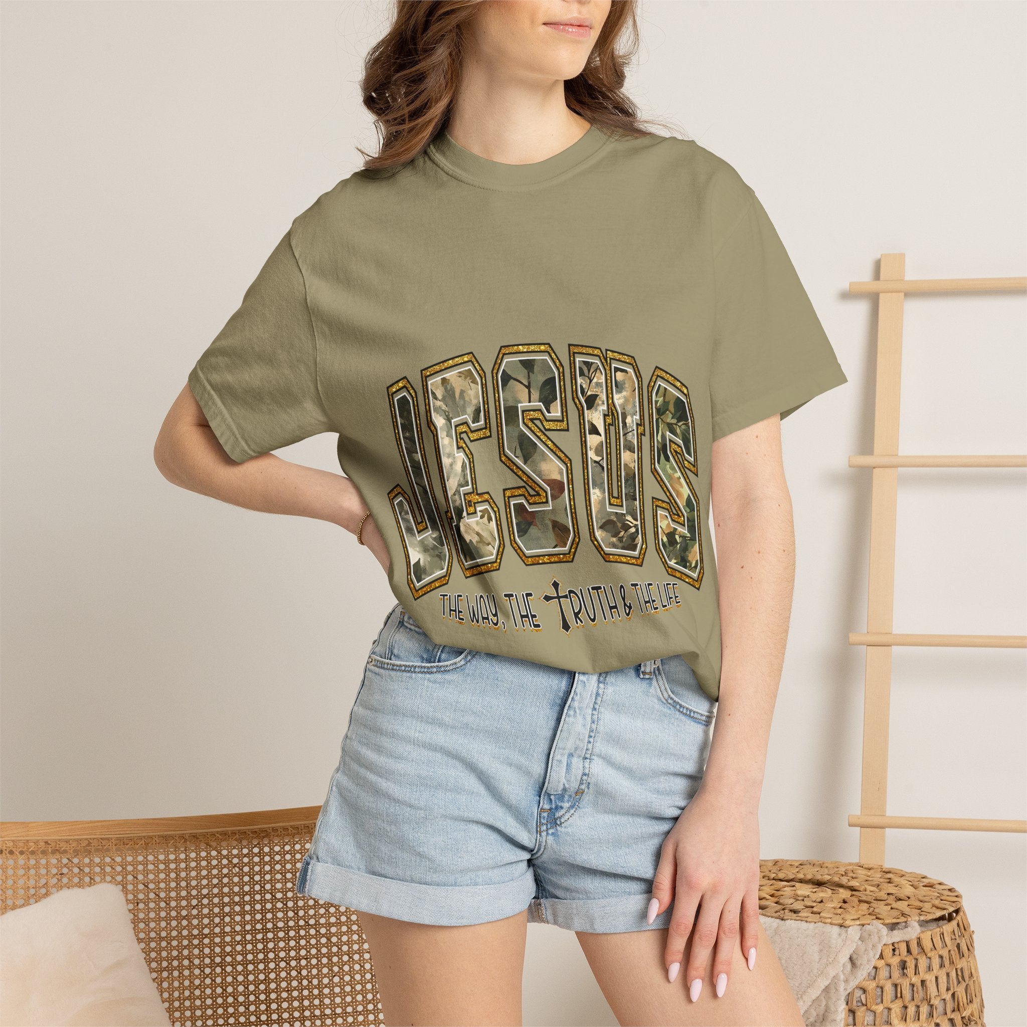 Jesus Camo Graphic Tee