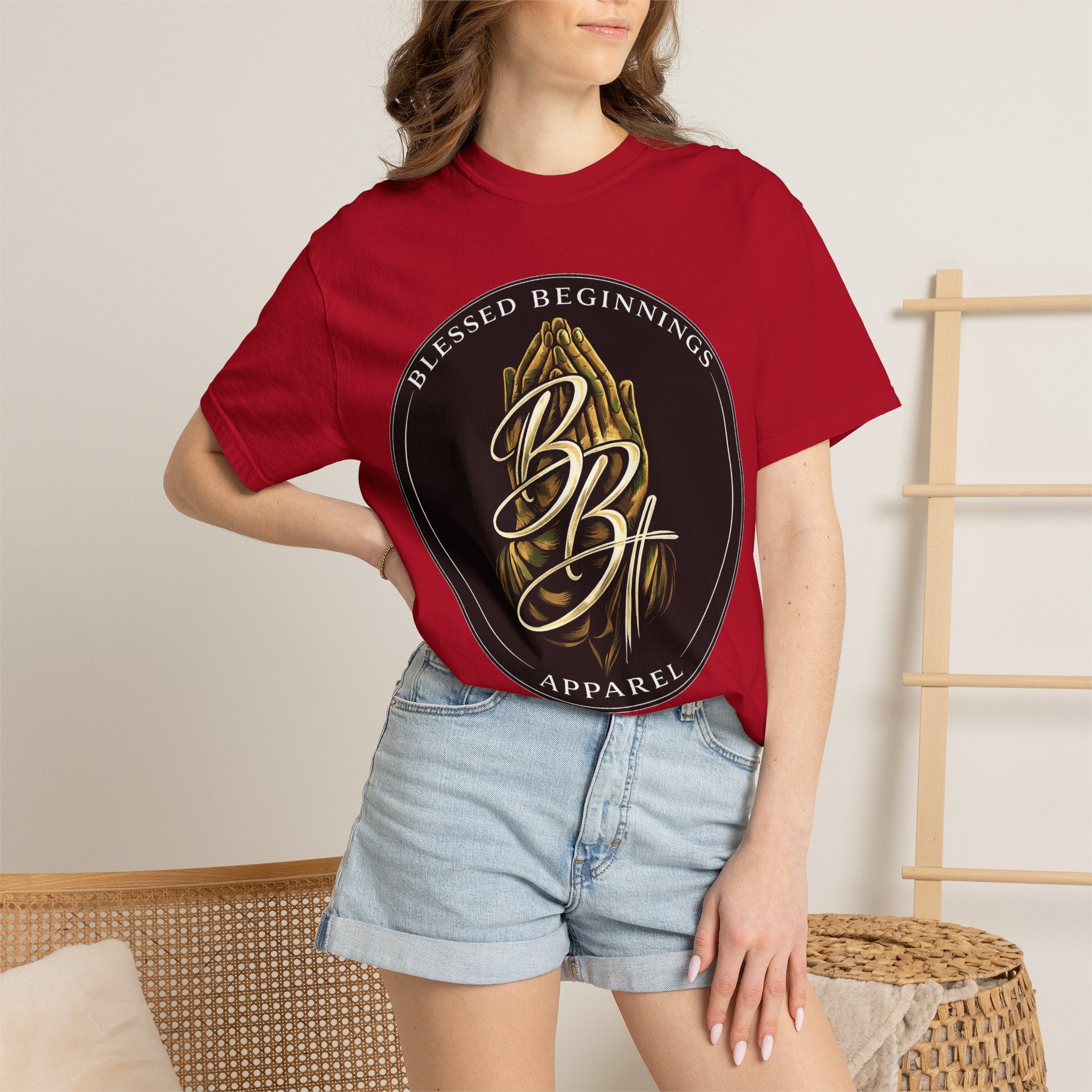 Blessed Beginnings Praying Hands T-Shirt