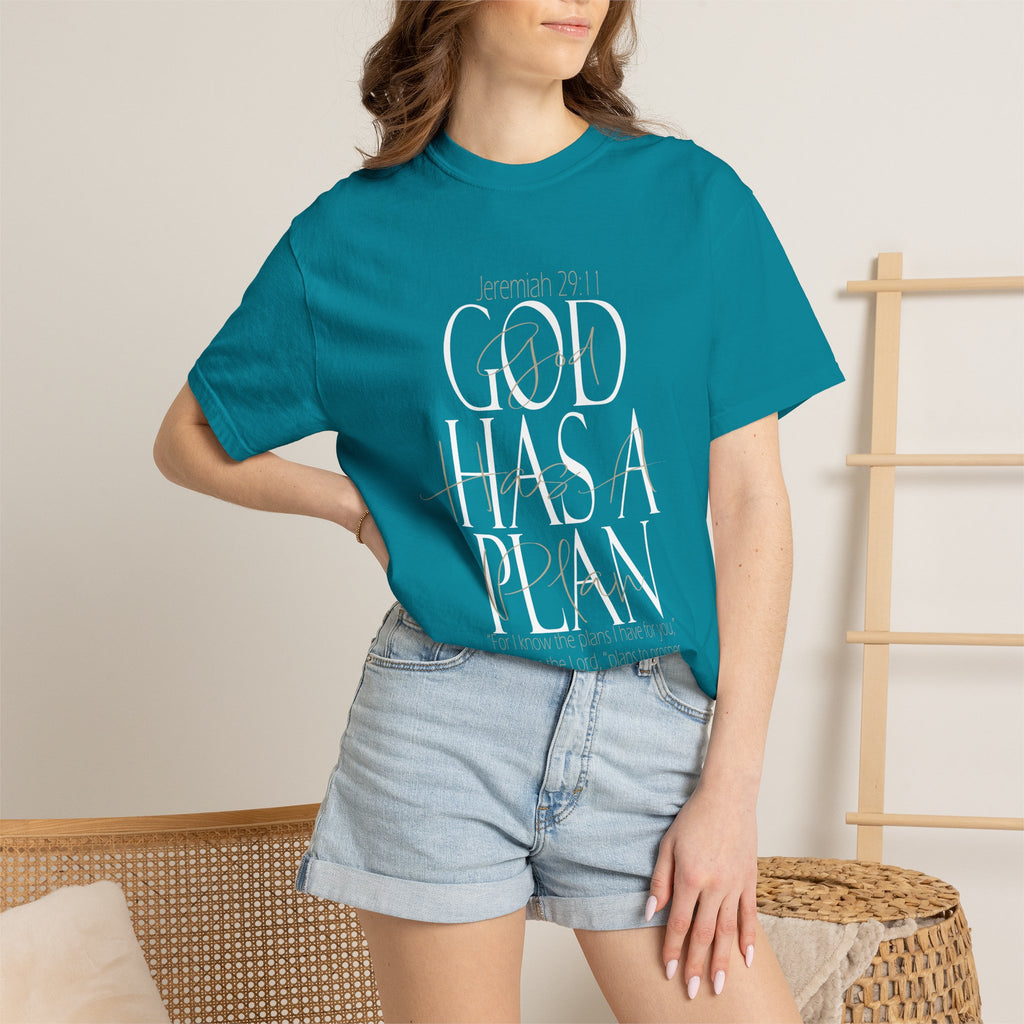 God Has a Plan T-Shirt — Christian Inspirational Faith Tee