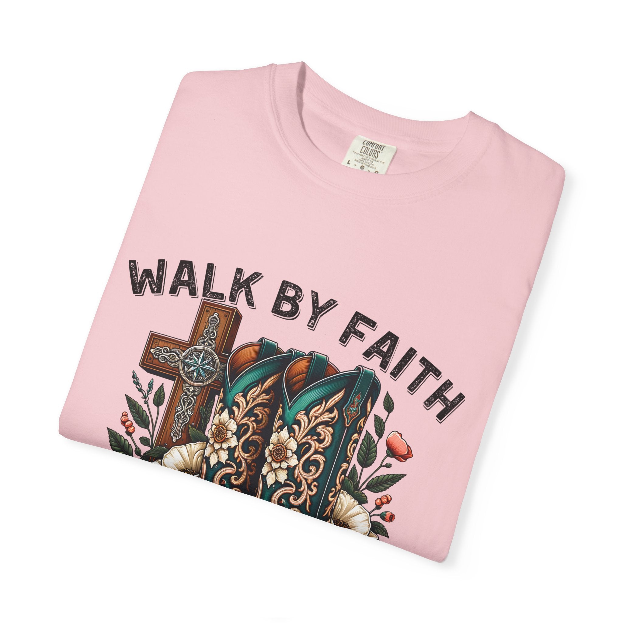 Christian Cross & Cowboy Boots Tee