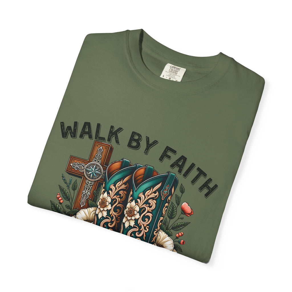 Christian Cross & Cowboy Boots Tee
