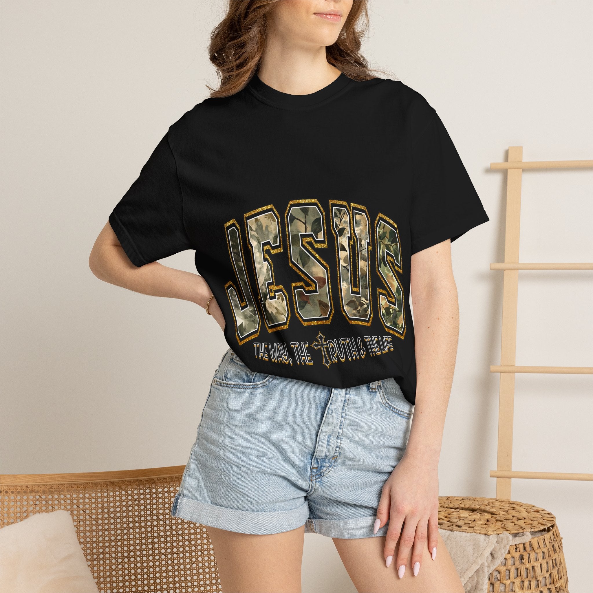Jesus Camo Graphic Tee