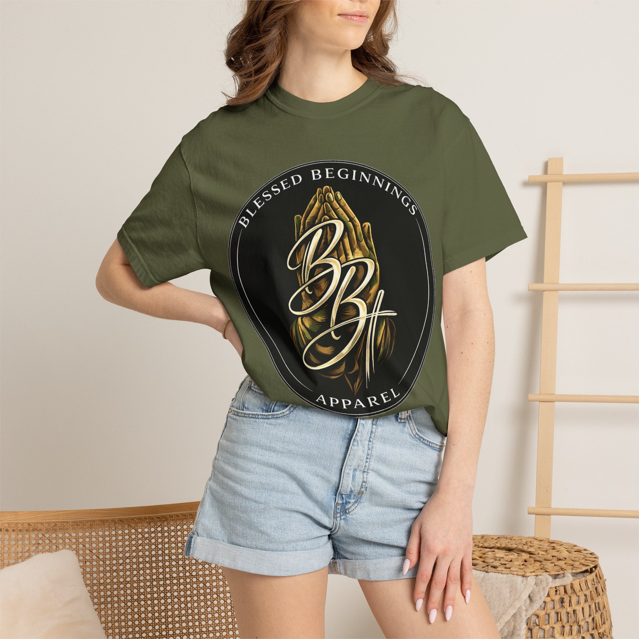 Blessed Beginnings Praying Hands T-Shirt