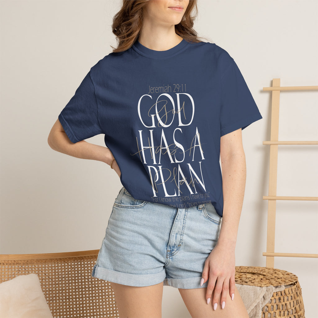 God Has a Plan T-Shirt — Christian Inspirational Faith Tee