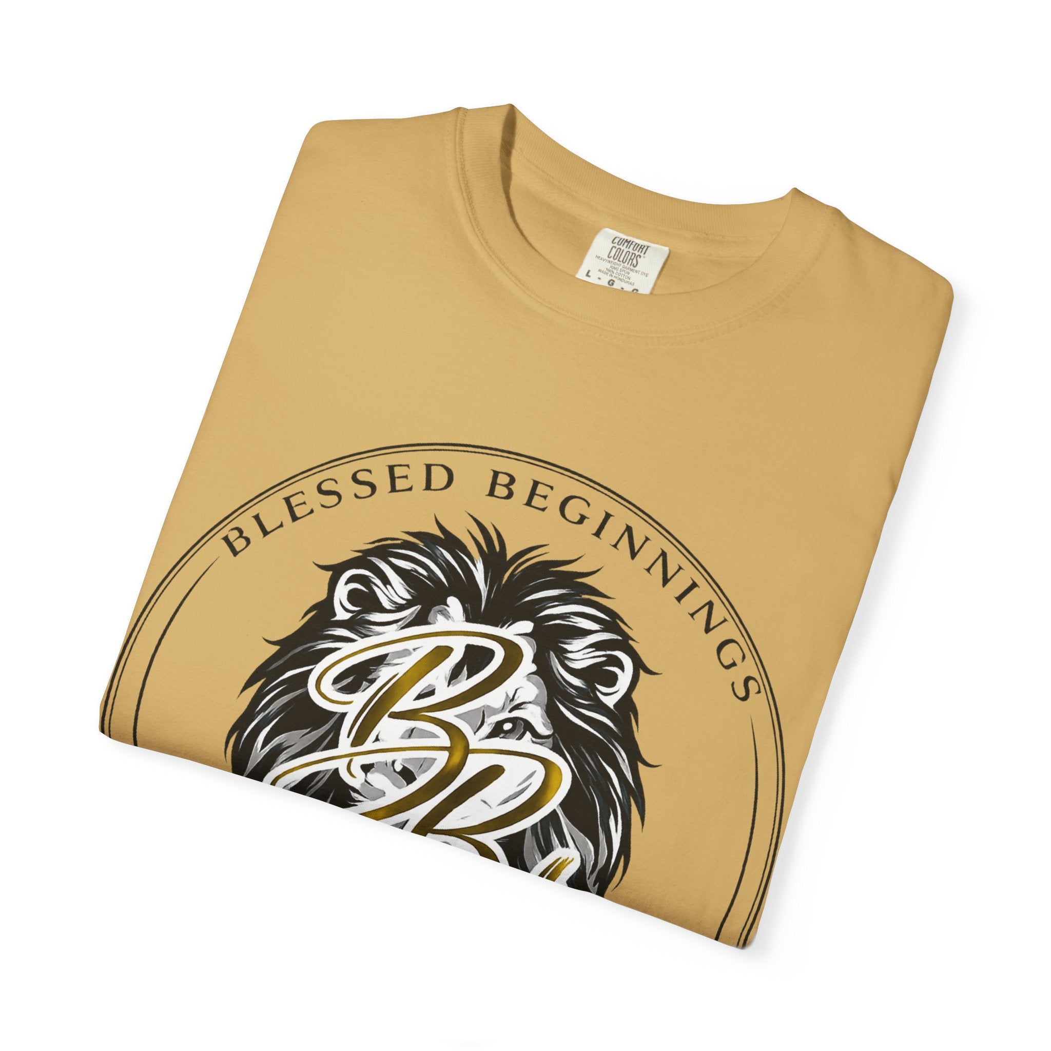 Blessed Beginnings Lion Graphic T-Shirt