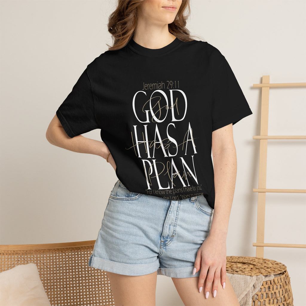 God Has a Plan T-Shirt — Christian Inspirational Faith Tee