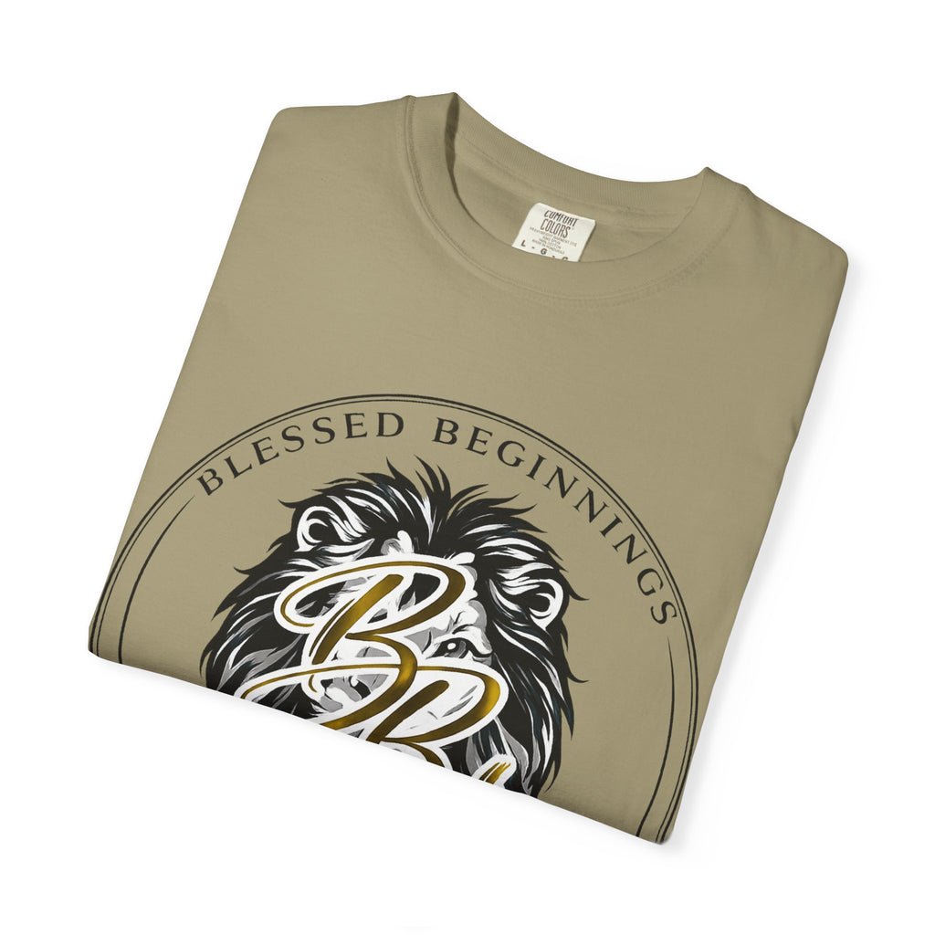 Blessed Beginnings Lion Graphic T-Shirt