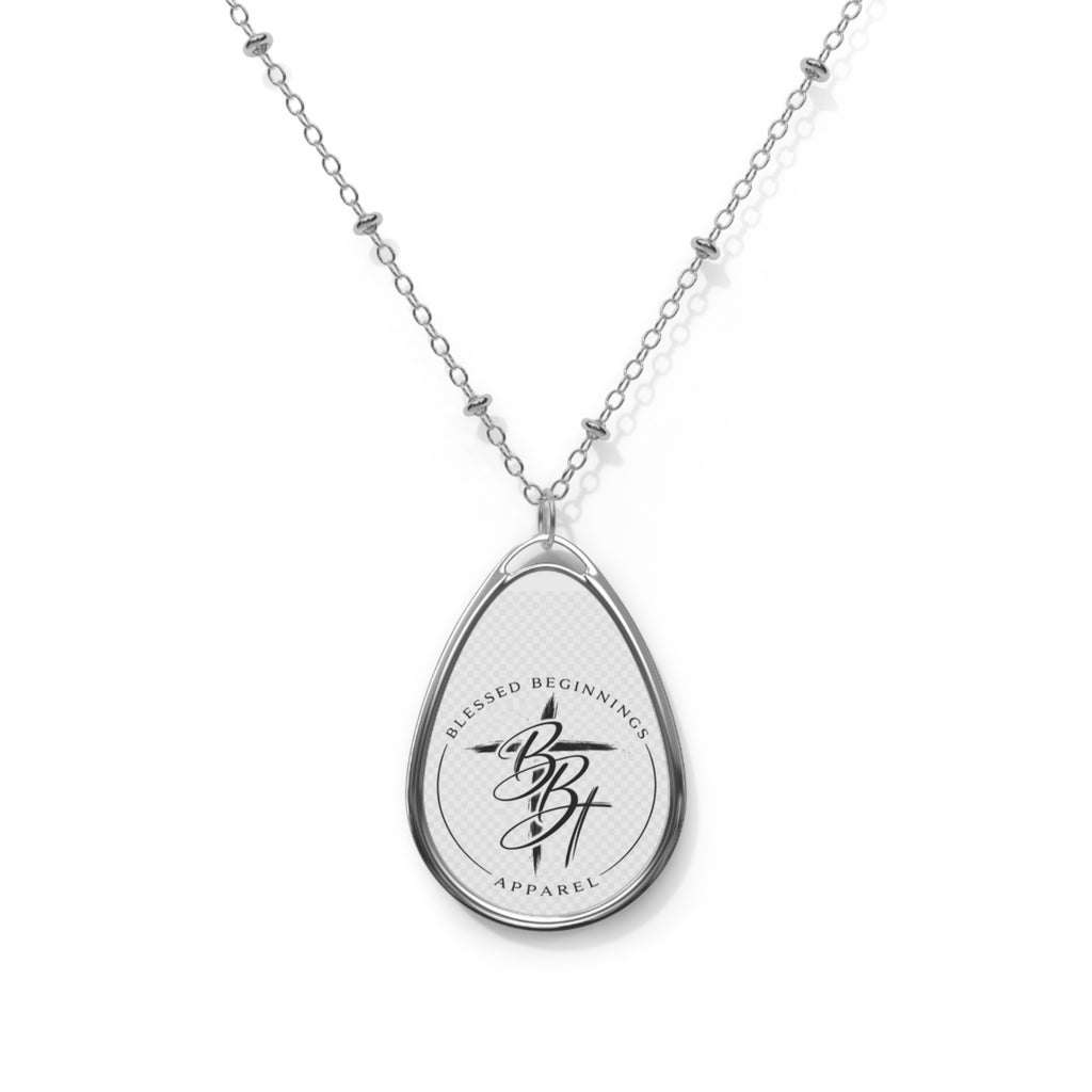 BBA Oval Pendant Necklace