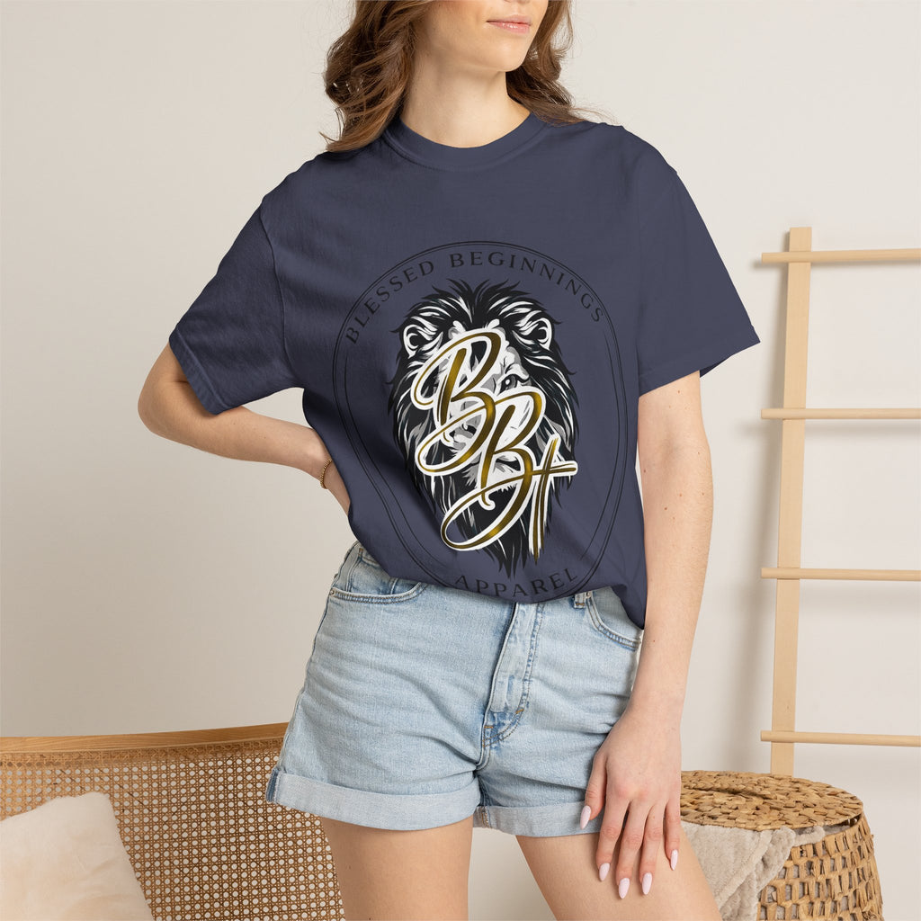 Blessed Beginnings Lion Graphic T-Shirt