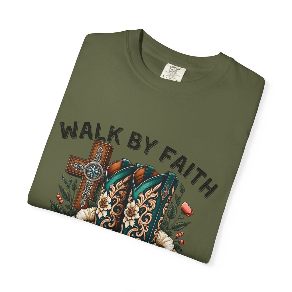 Christian Cross & Cowboy Boots Tee