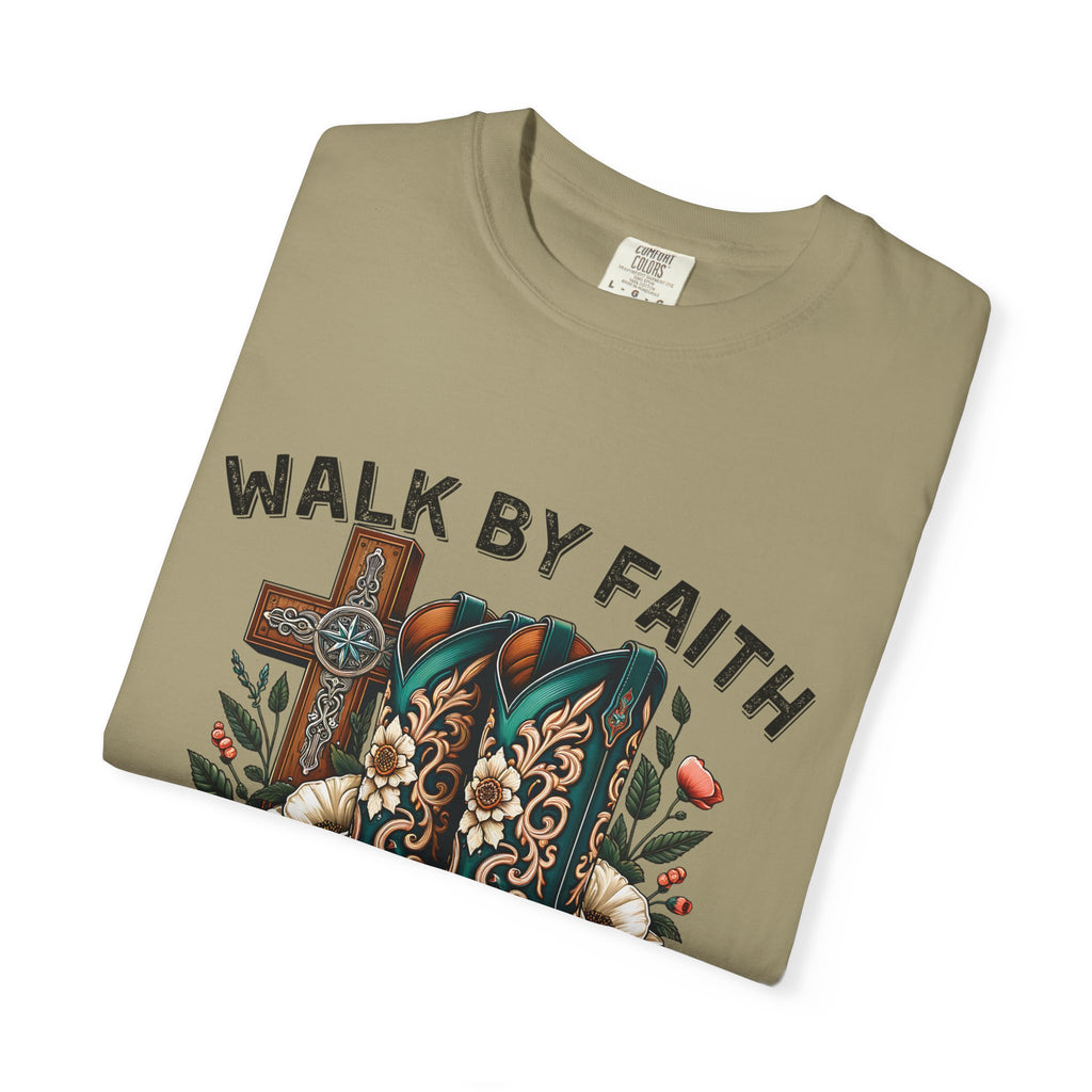 Christian Cross & Cowboy Boots Tee