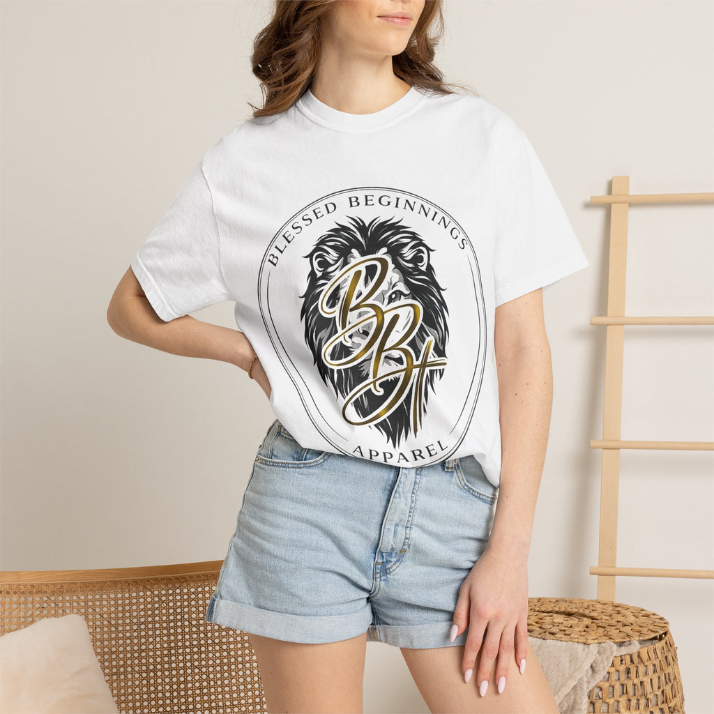 Blessed Beginnings Lion Graphic T-Shirt
