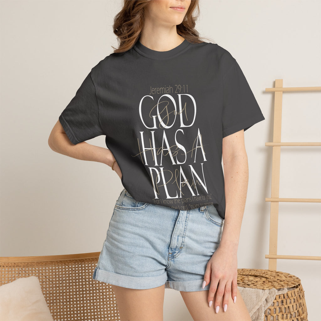 God Has a Plan T-Shirt — Christian Inspirational Faith Tee
