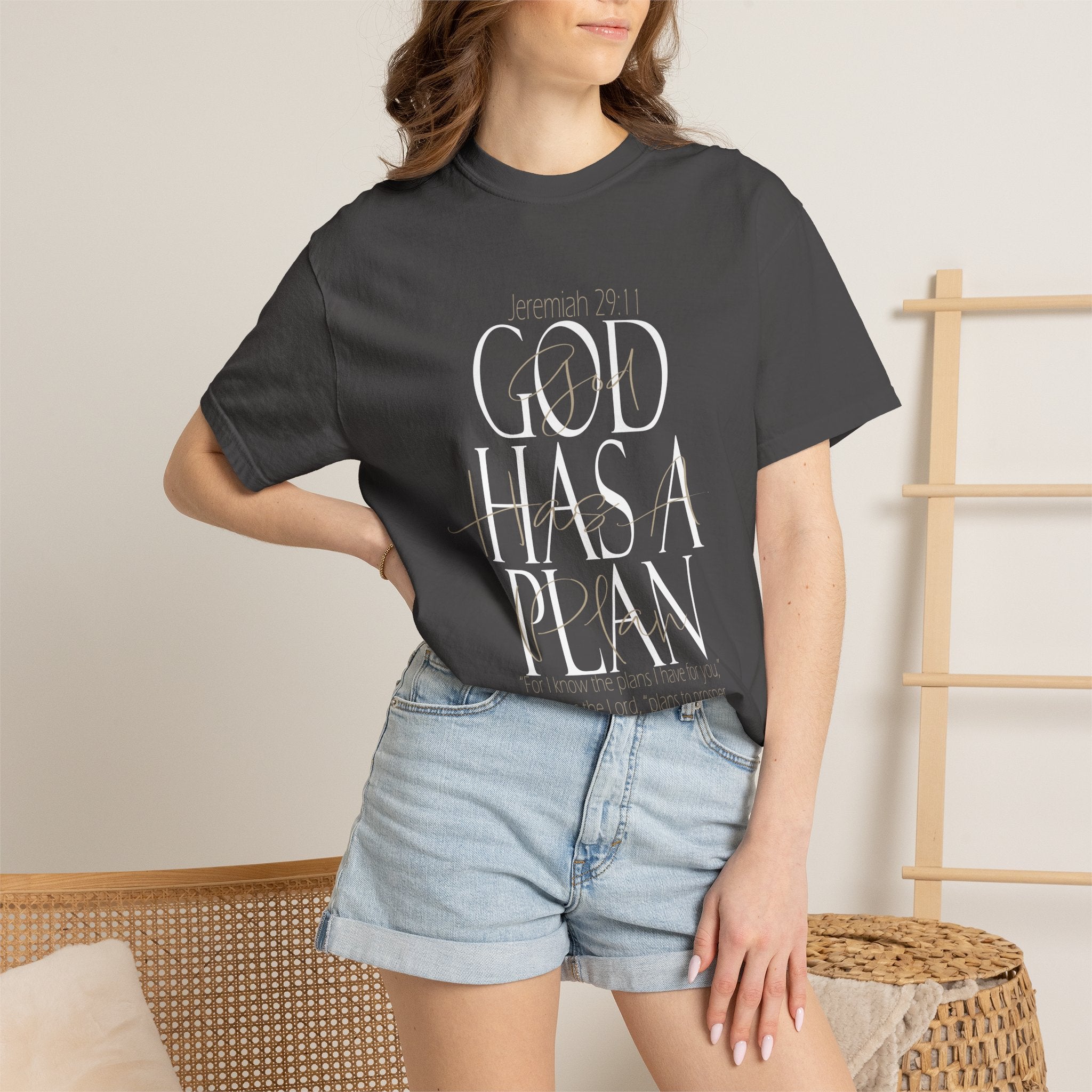 God Has a Plan T-Shirt — Christian Inspirational Faith Tee