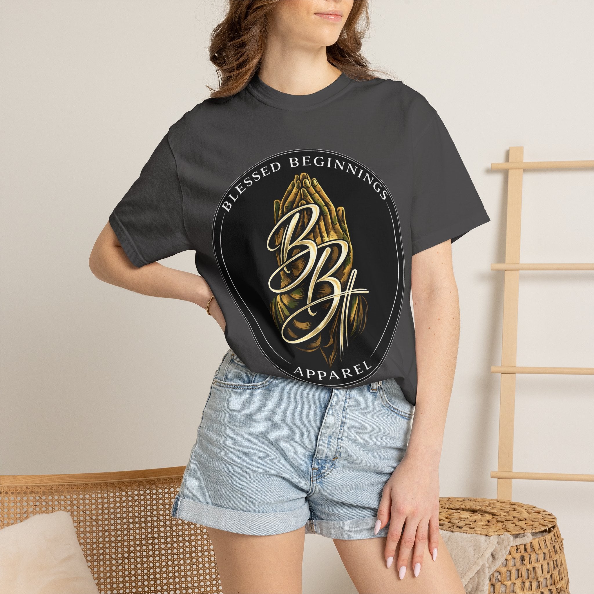Blessed Beginnings Praying Hands T-Shirt