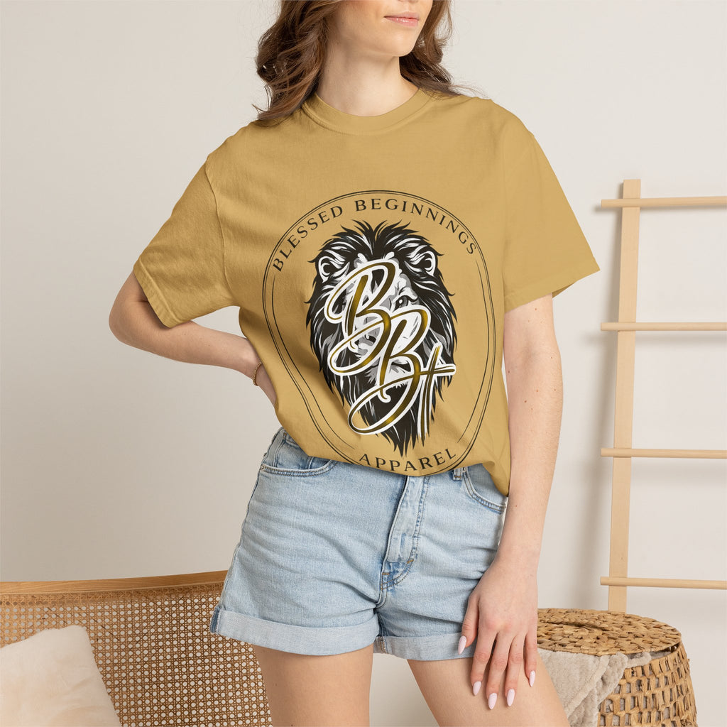 Blessed Beginnings Lion Graphic T-Shirt