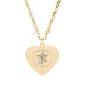 BBA Hidden Message Heart Necklace — Engraved Secret-Lock Pendant