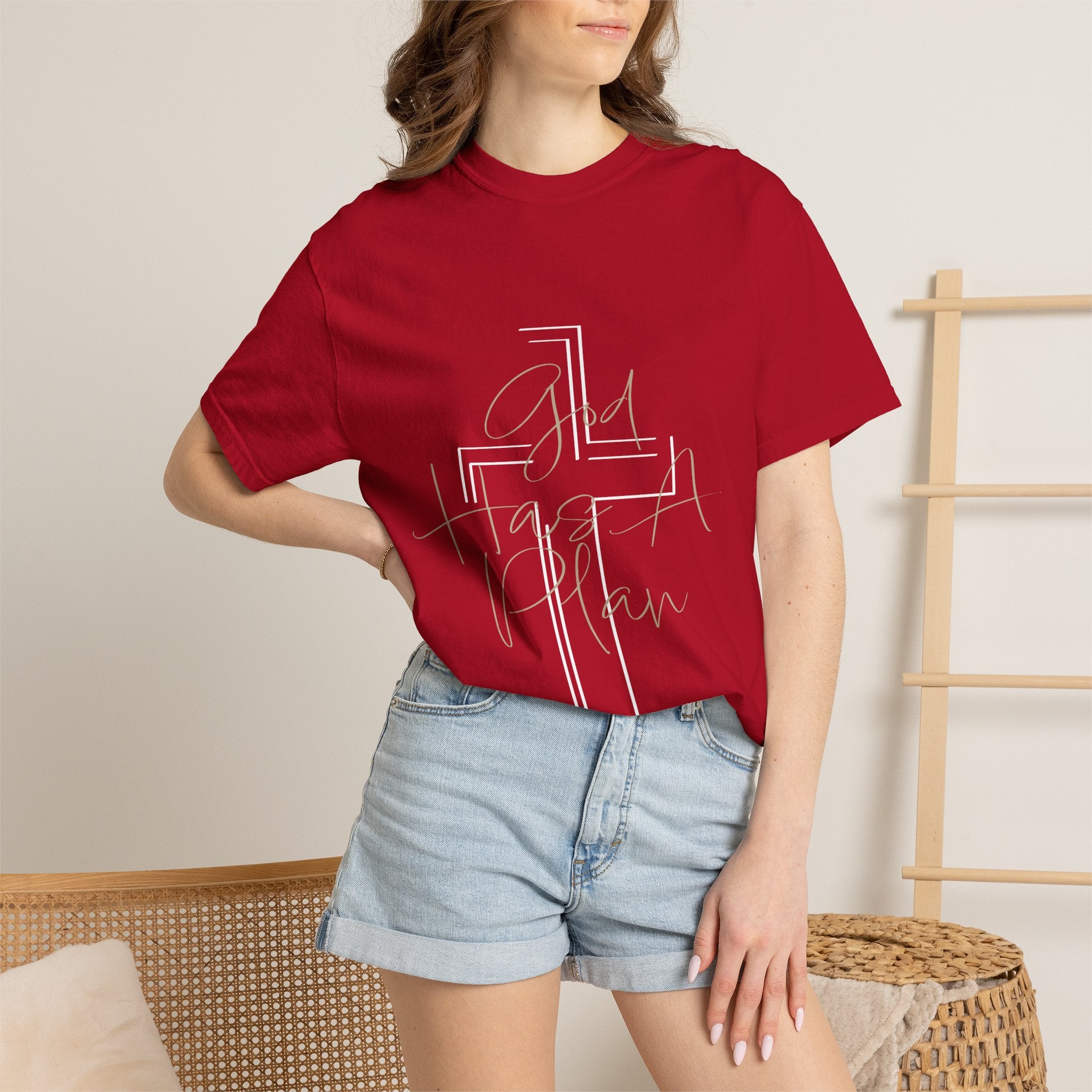 Faith Cross T‑Shirt — All Things Possible Inspirational Christian Tee