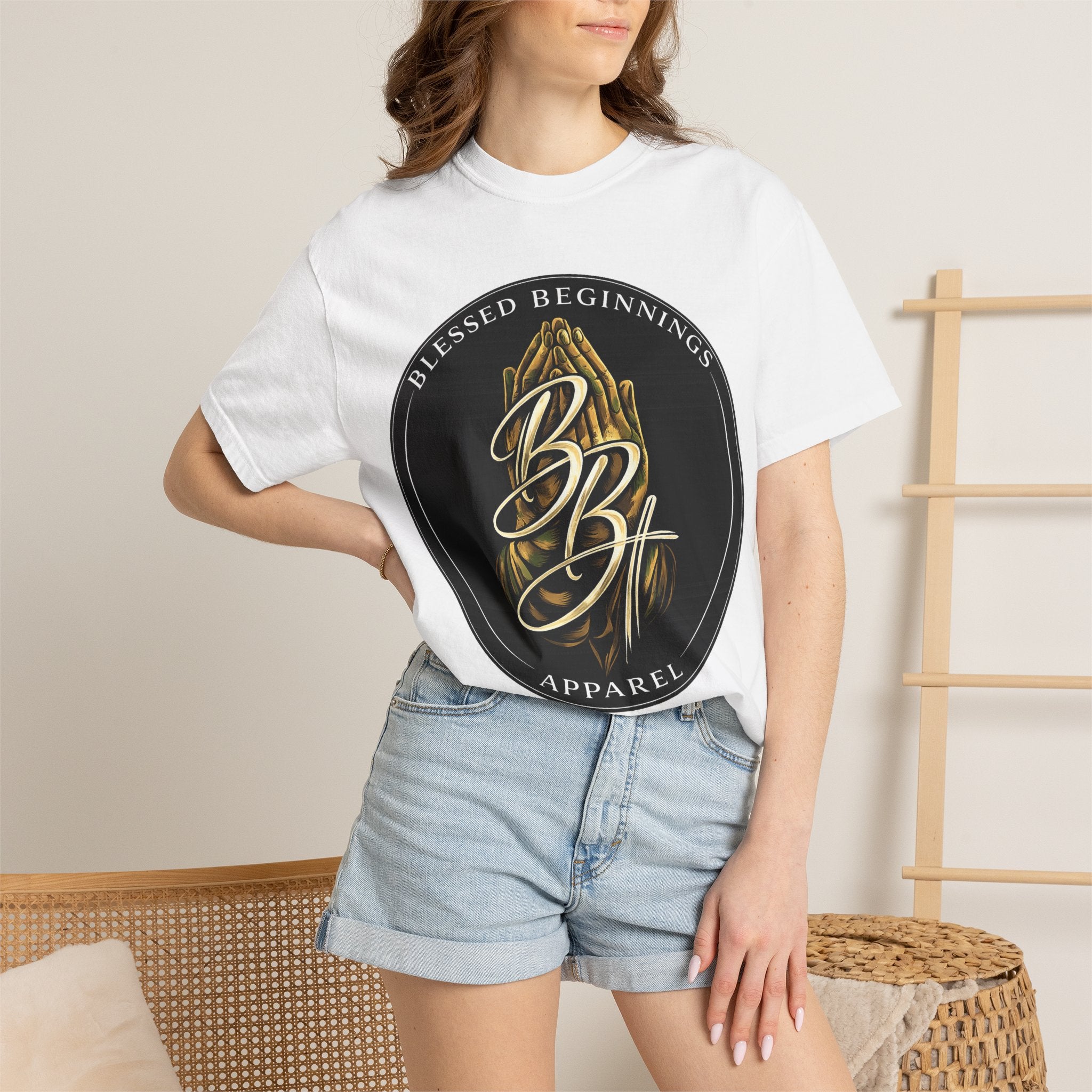 Blessed Beginnings Praying Hands T-Shirt