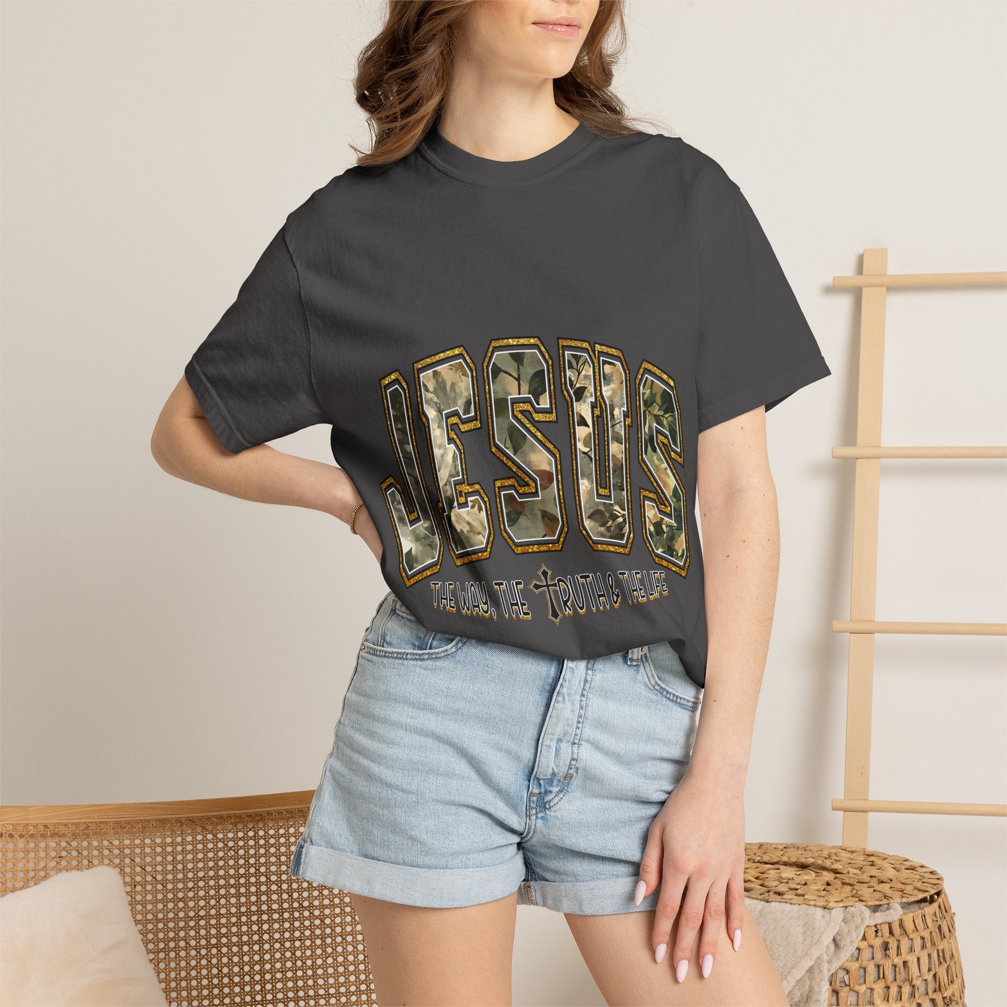 Jesus Camo Graphic Tee