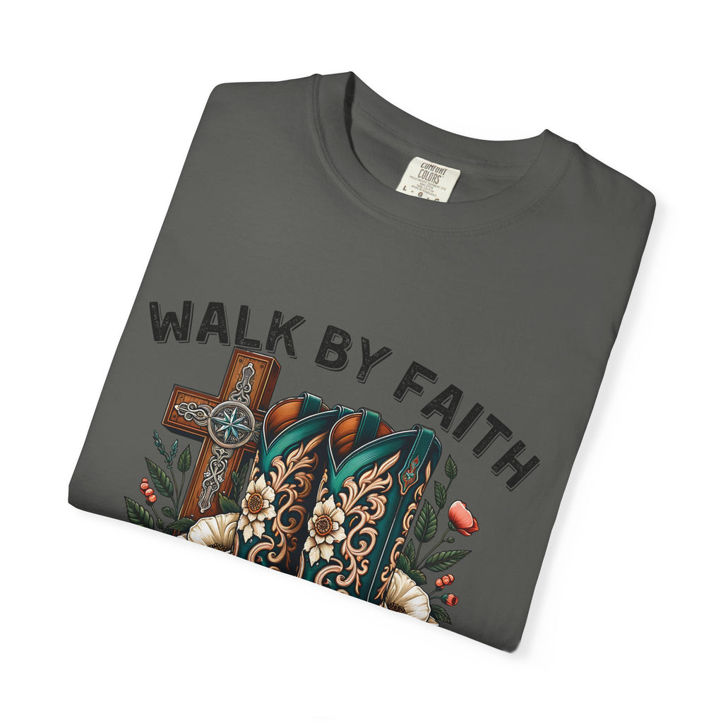Christian Cross & Cowboy Boots Tee