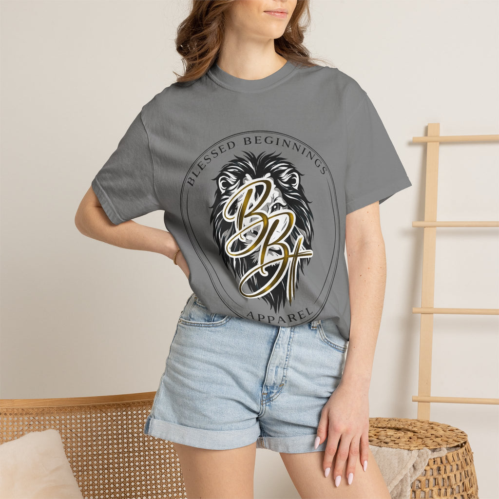 Blessed Beginnings Lion Graphic T-Shirt