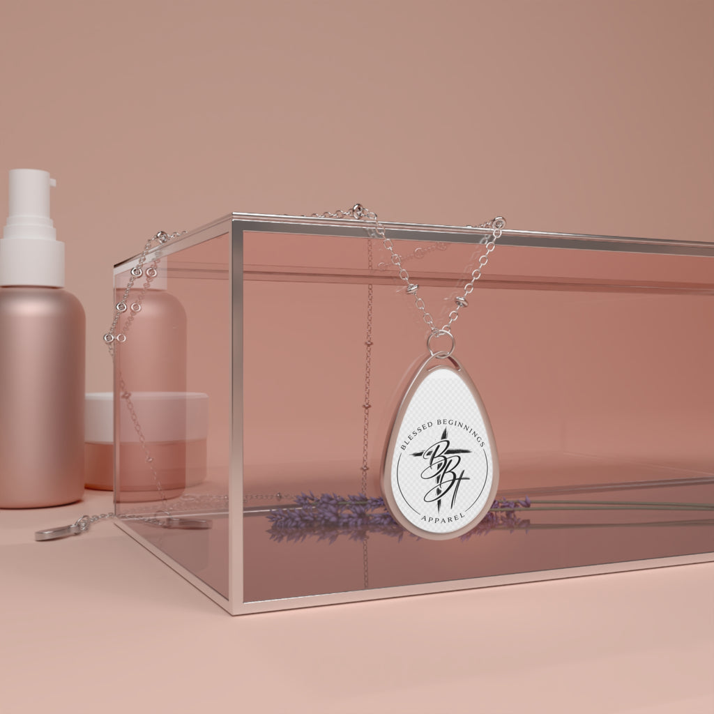 BBA Oval Pendant Necklace