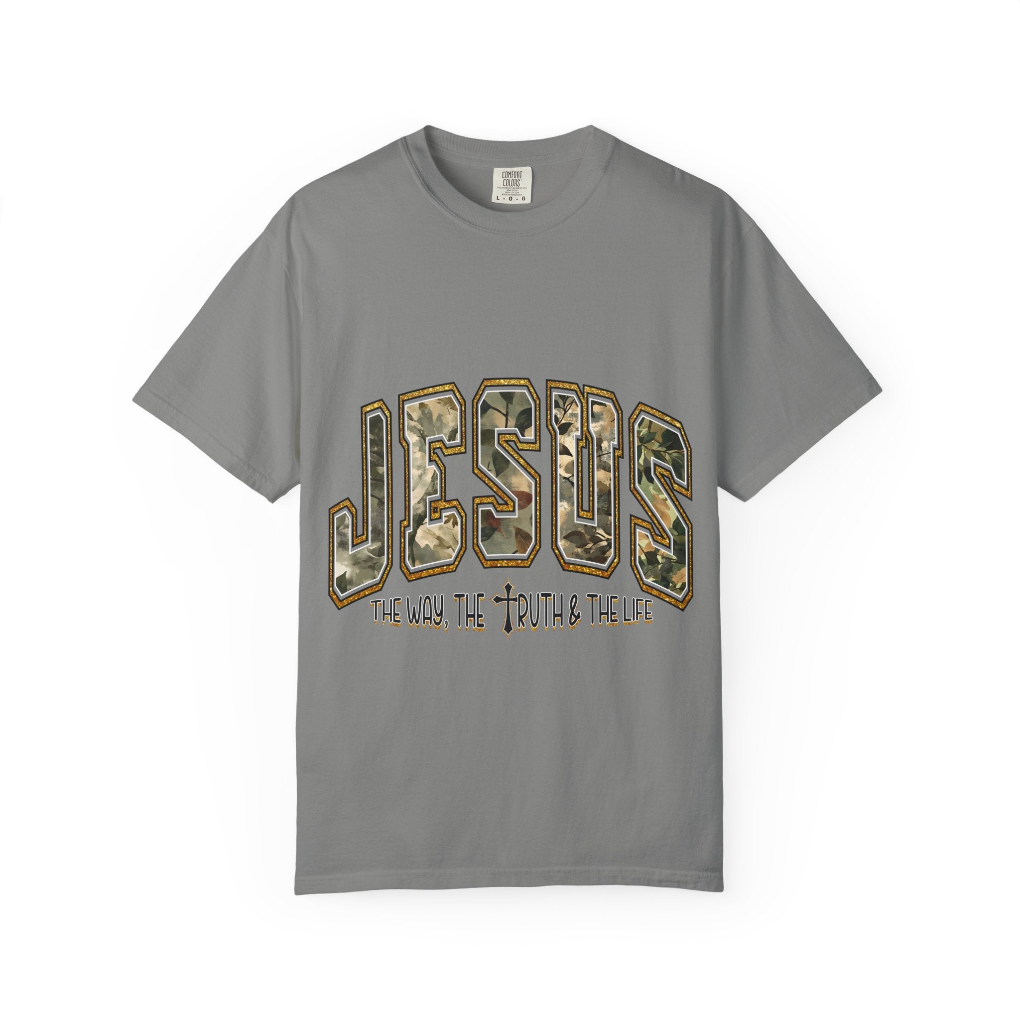 Jesus Camo Graphic Tee