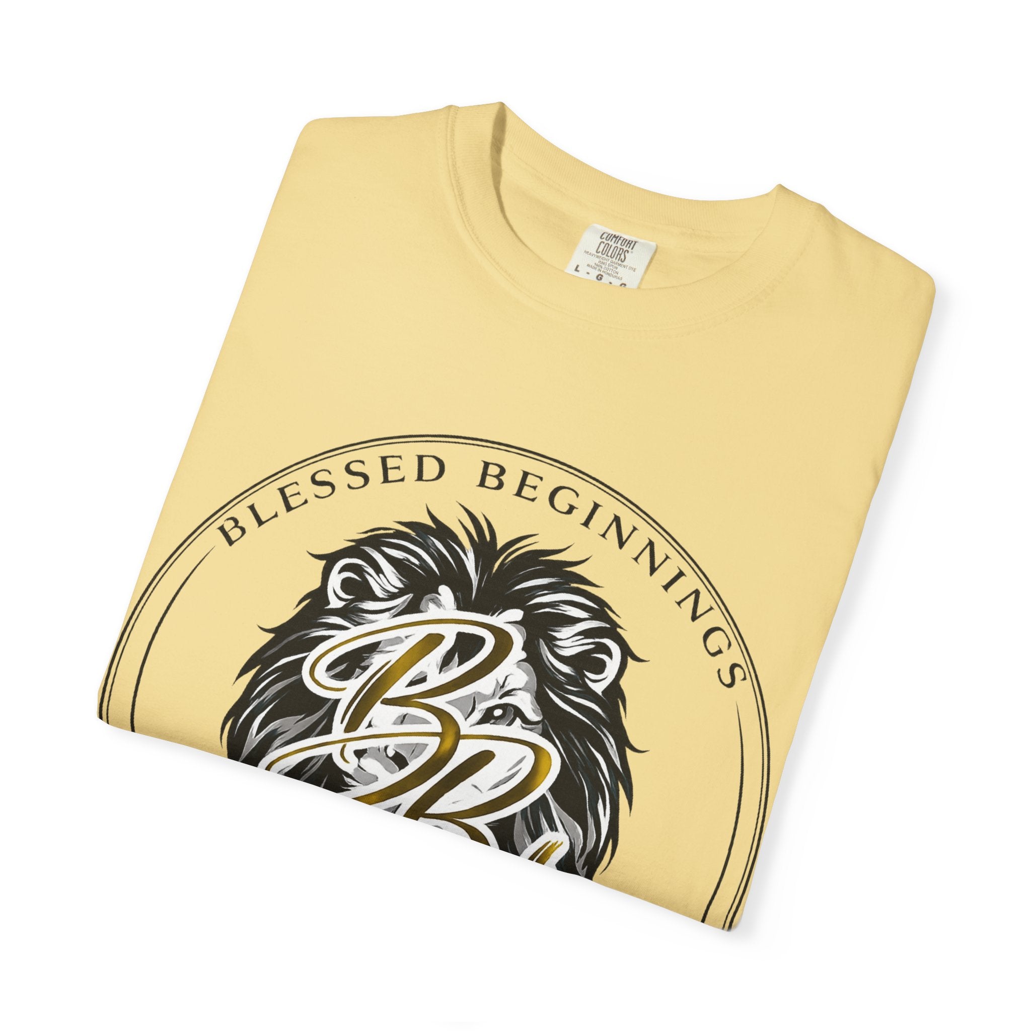 Blessed Beginnings Lion Graphic T-Shirt