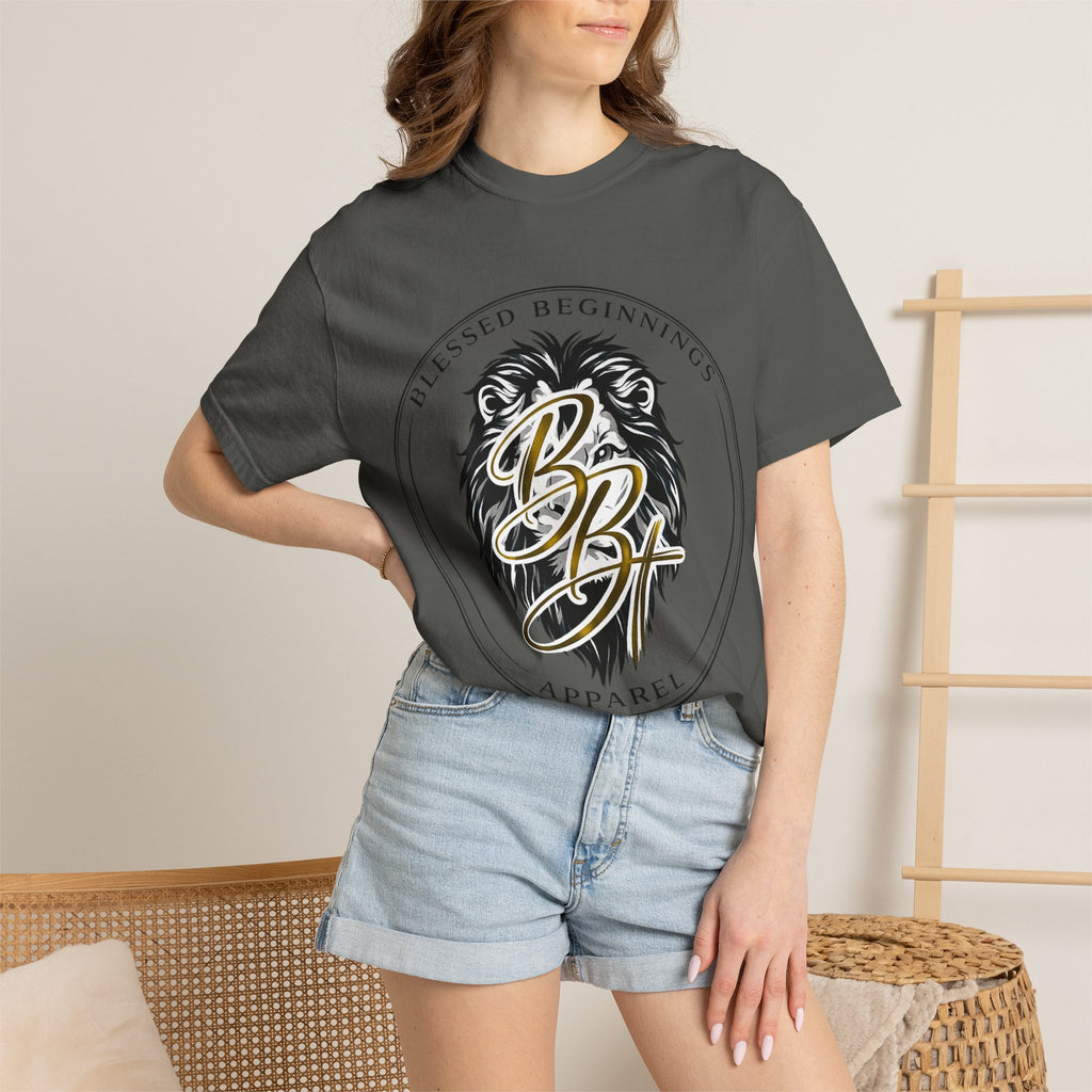 Blessed Beginnings Lion Graphic T-Shirt